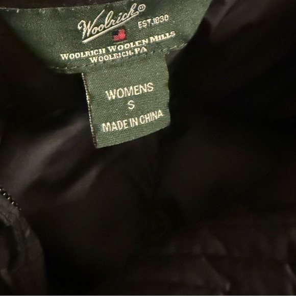 Woolrich Women’s Black Goose Down Puffer Jacket Size Small - Picture 3 of 5